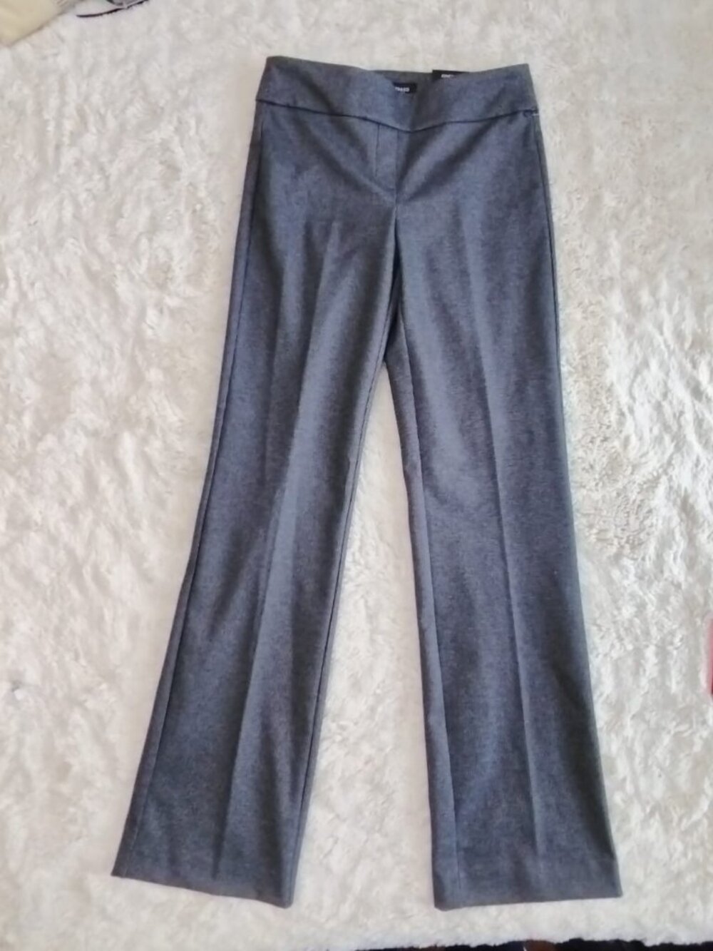 Title: Jones New York Jones & Co Gray Straight Leg Mid-Rise Pants  Size - XS/TP